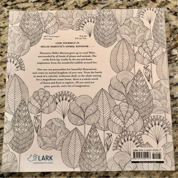 Two NEW adult animal coloring books - by Millie Marietta and Dan Morris - Picture 3 of 15